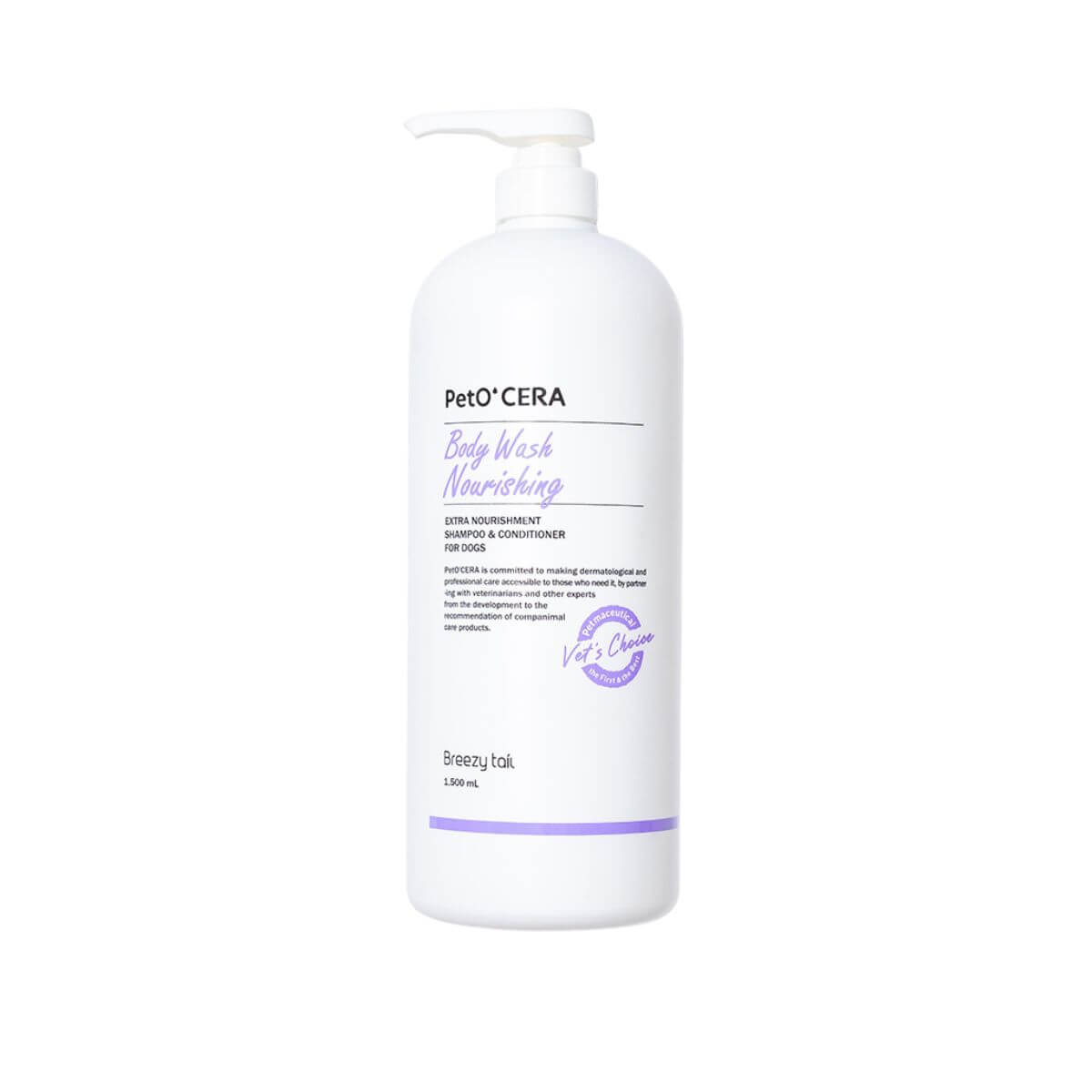 PetO'CERA Body Wash Nourishing against a white background.