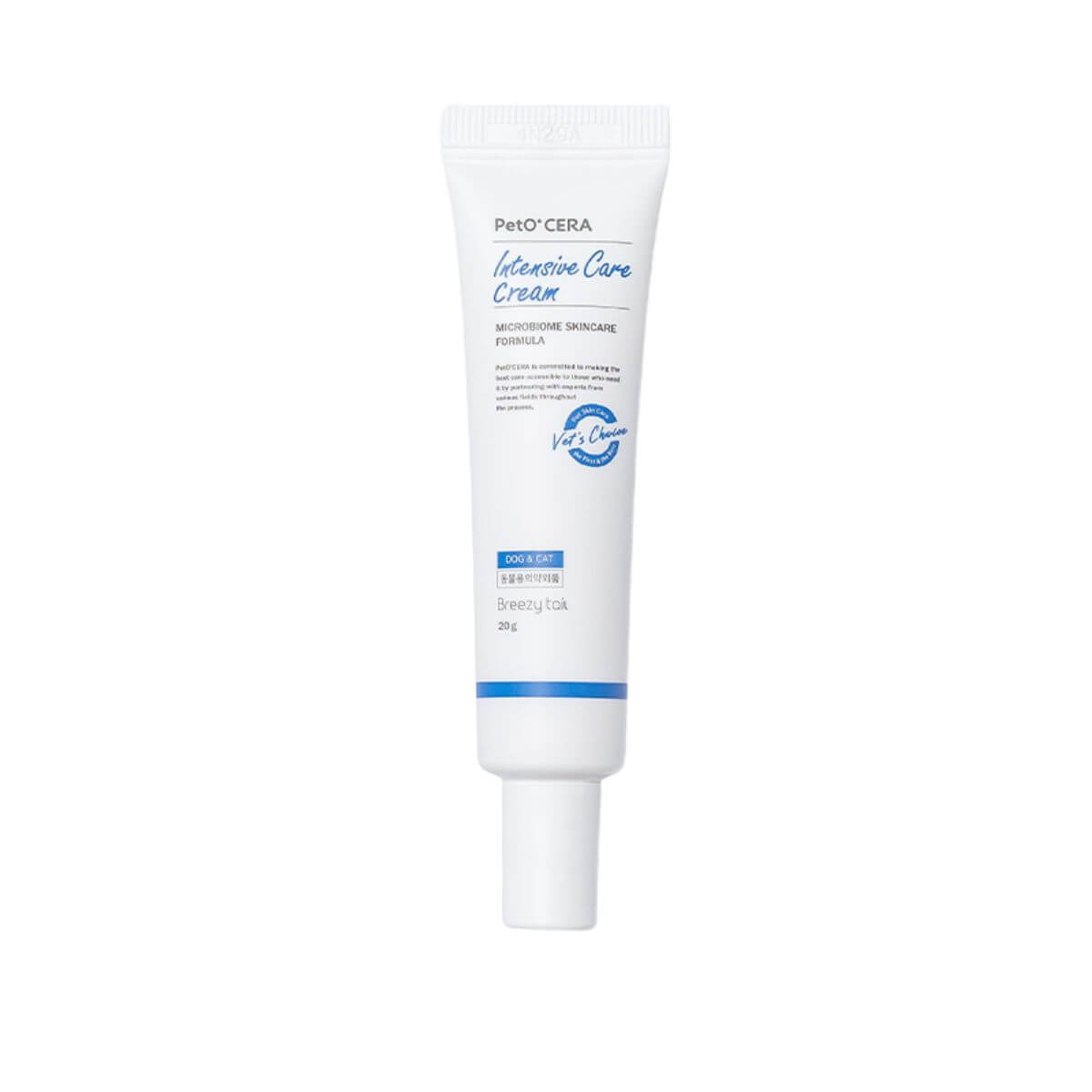 PetO'CERA Intensive Care Cream against a white background.