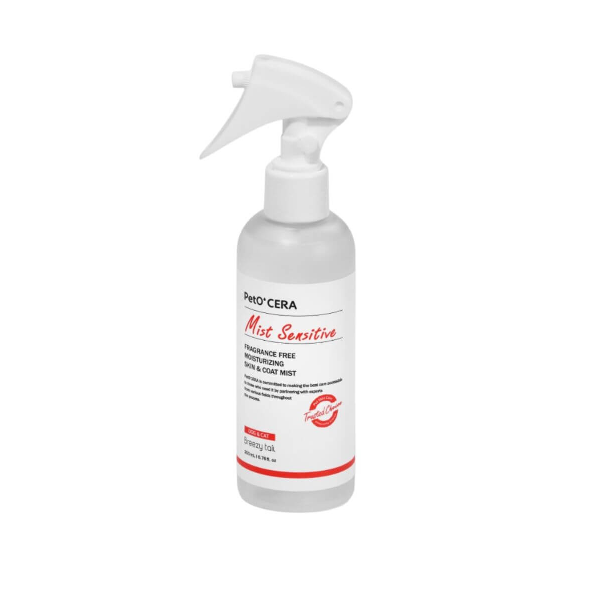 PetO'CERA Mist Sensitive against a white background.