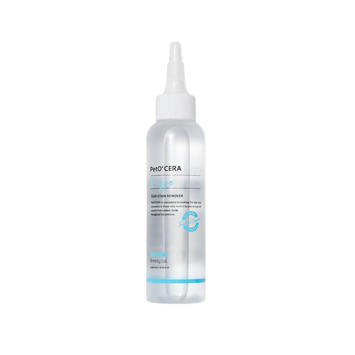 PetO'CERA Q Eye Tear Stain Remover against a white background.