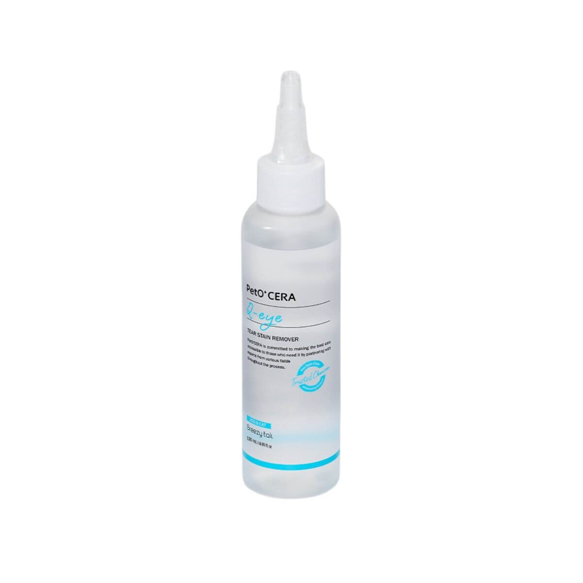 PetO'CERA Q Eye Tear Stain Remover against a white background.