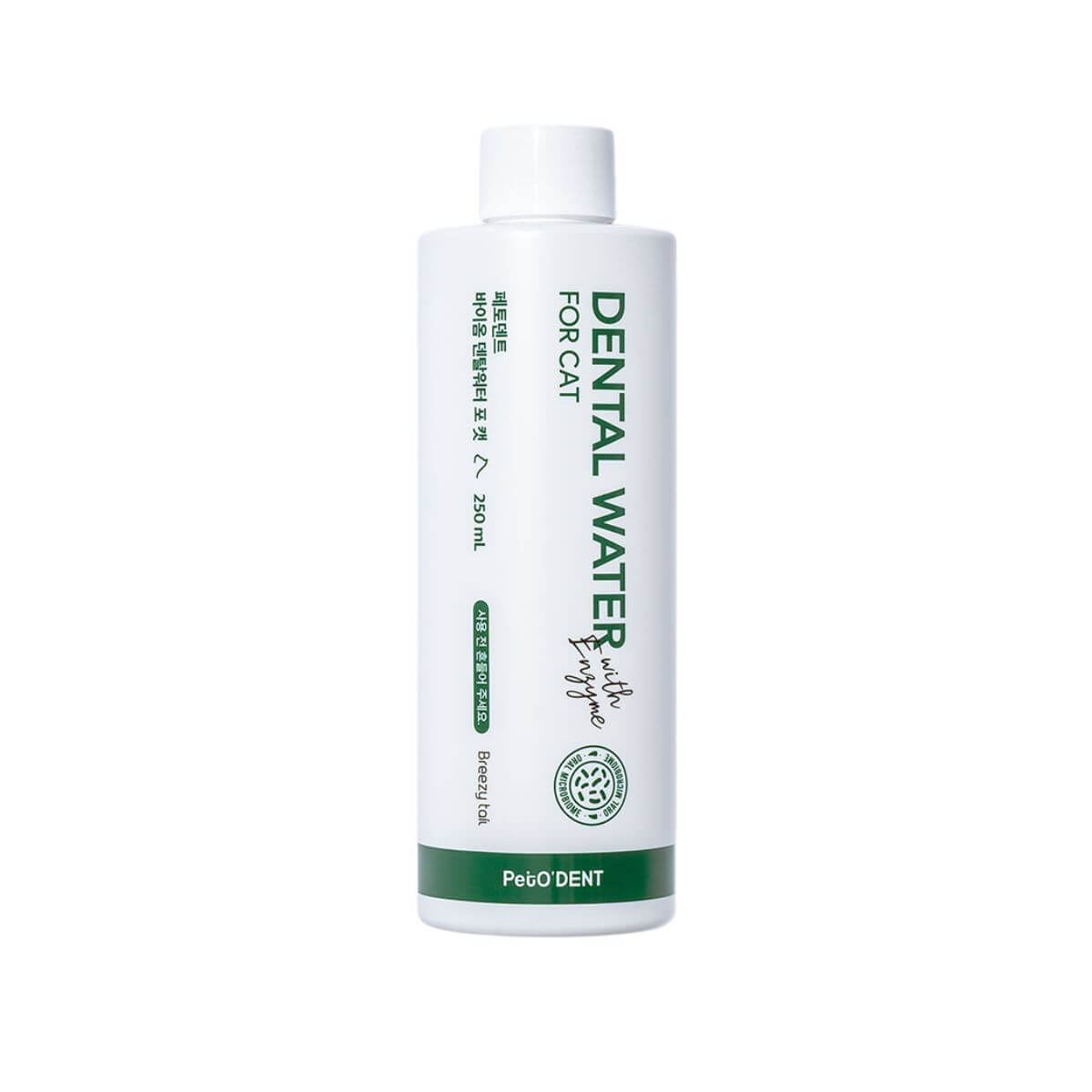 PetO'DENT Biome Dental Water for Cats against a white background.