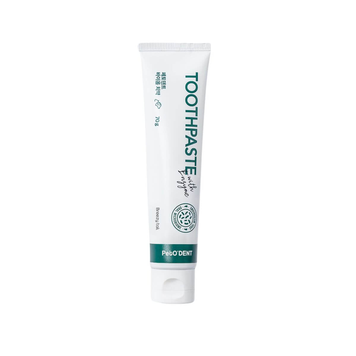 PetO'DENT Biome Toothpaste against a white background.