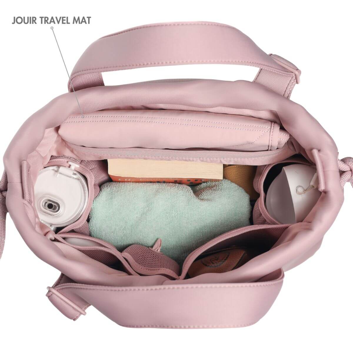 Pups & Bubs Jouir Travel Mat fits into the All Day Chill Bag.