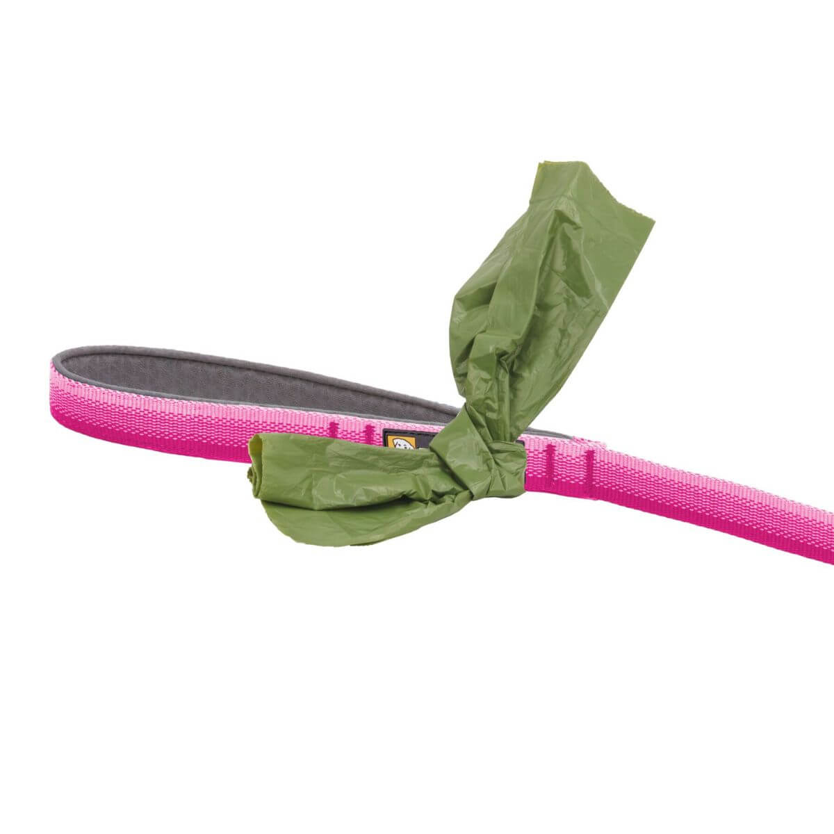 ruffwear front range leash pink rose against a white background.