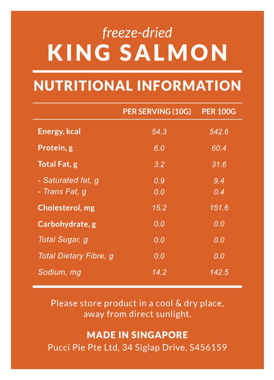 Taki Freeze-dried King Salmon Treats (Value Pack)