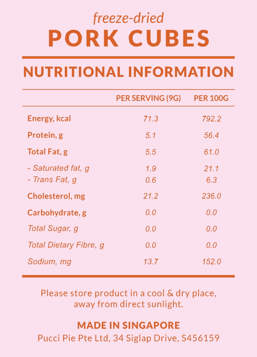 Taki Freeze-dried Pork Cubes Treats (Value Pack)