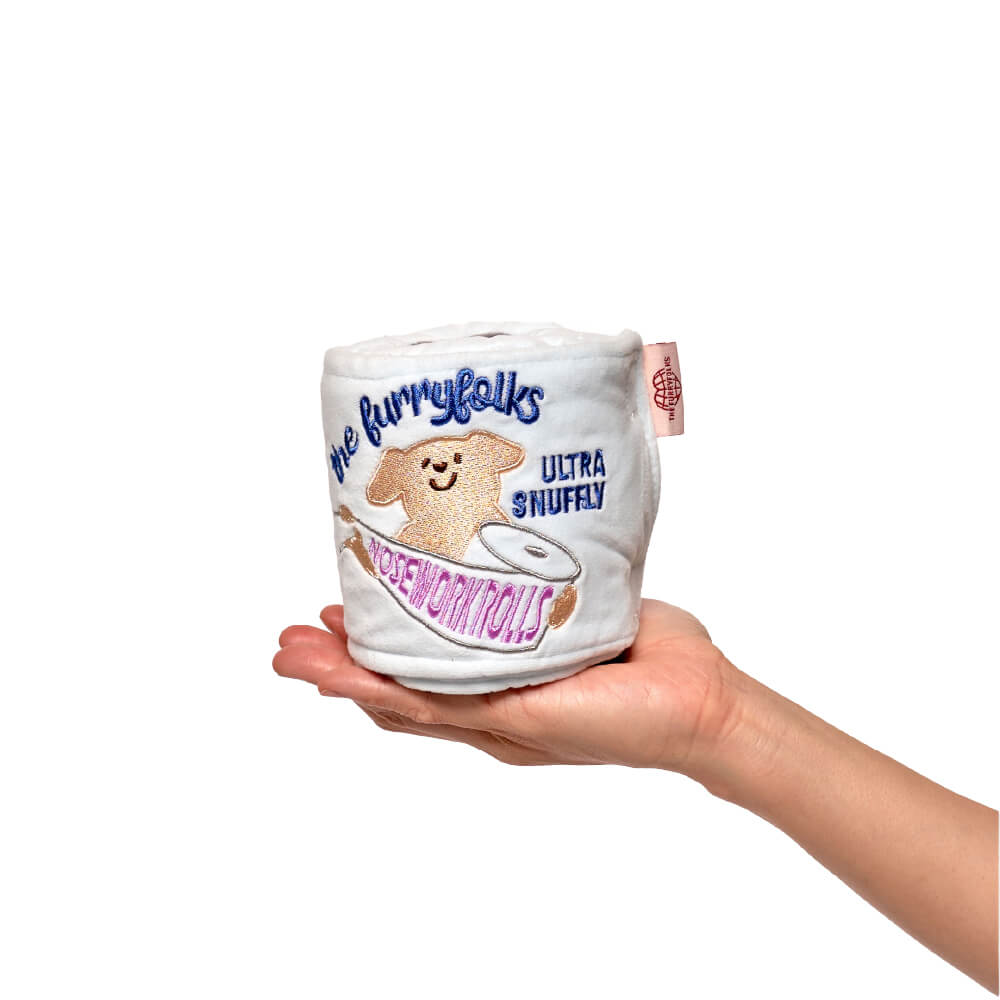 the furryfolks Toilet Paper Nosework Toy