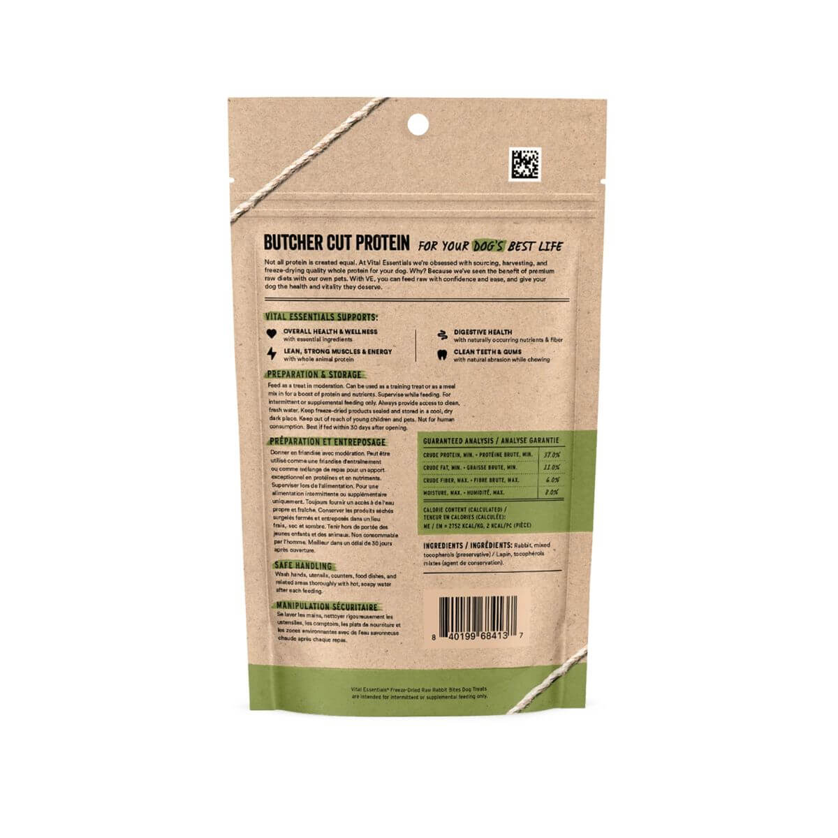 Vital Essentials® Freeze-Dried Raw Rabbit Bites