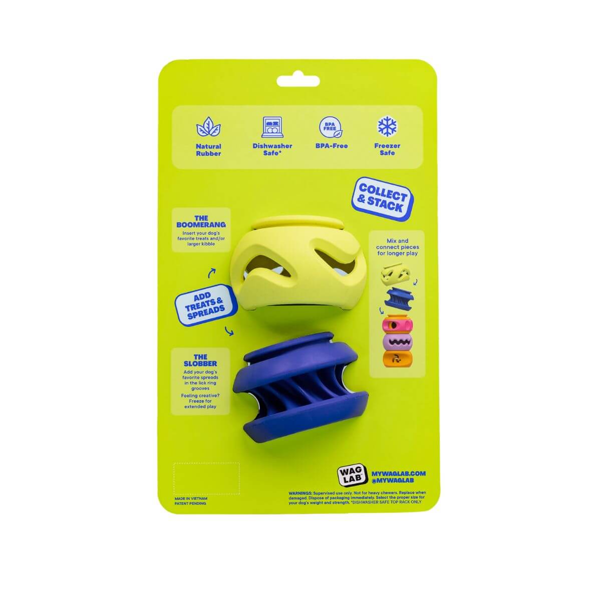 waglab playstack 2 pack play stack against a white background.