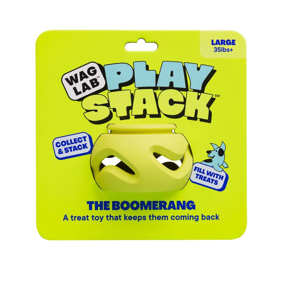 waglab playstack the boomerang against a white background.