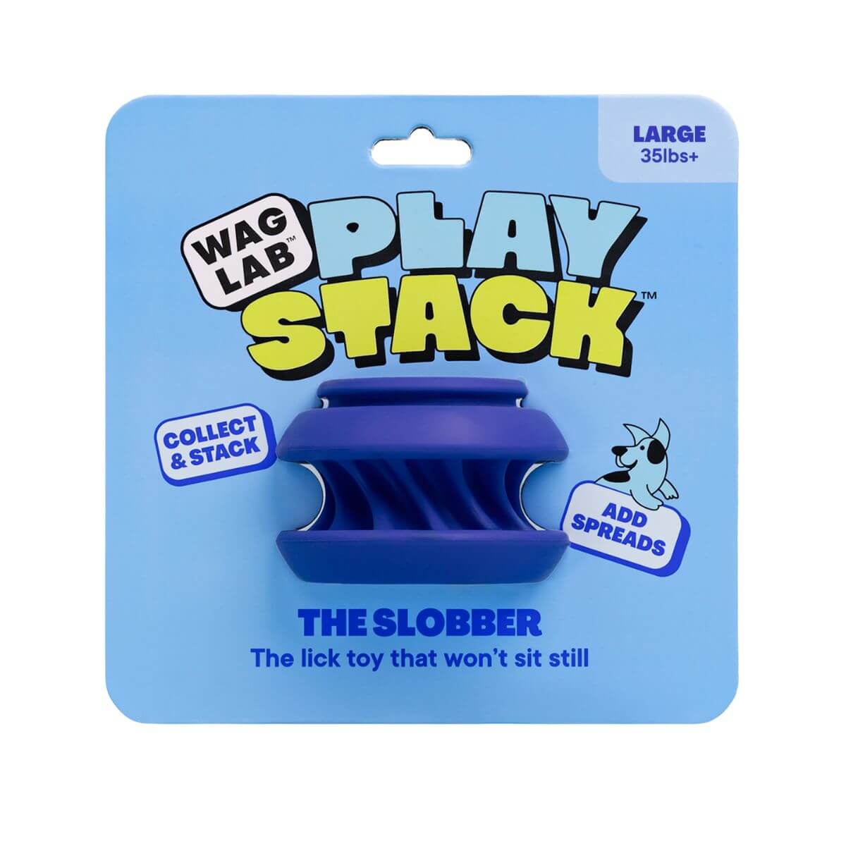 waglab playstack the slobber against a white background.