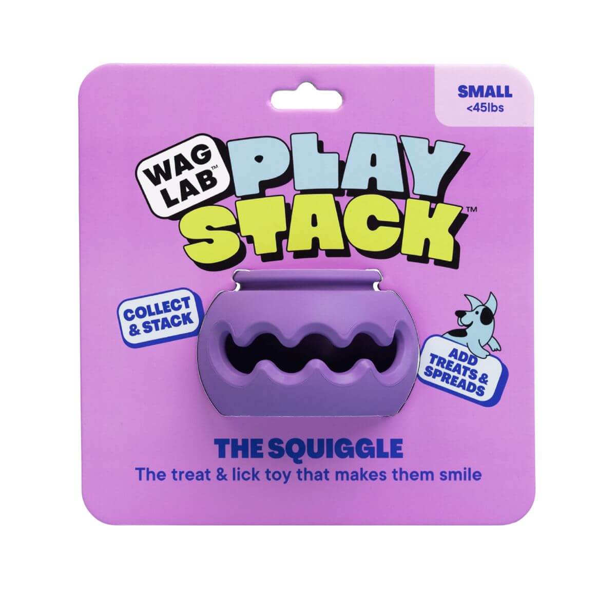 waglab playstack the squiggle against a white background.