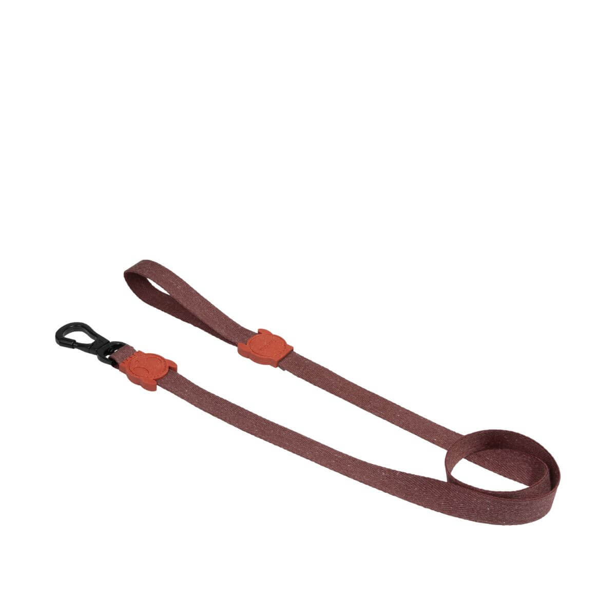 Zee.Dog Leash Naturals Cocoa against a white background.