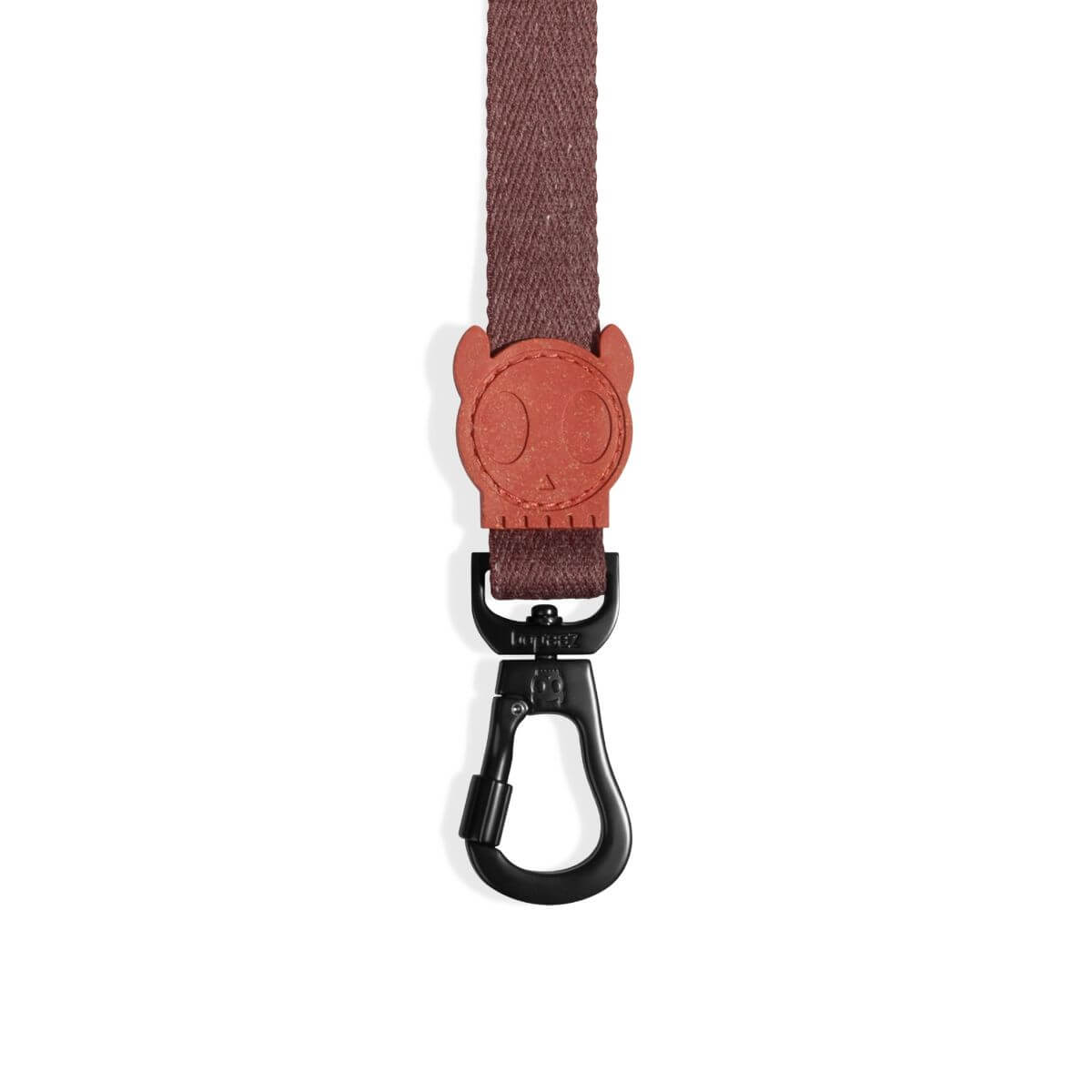 Zee.Dog Leash Naturals Cocoa against a white background.