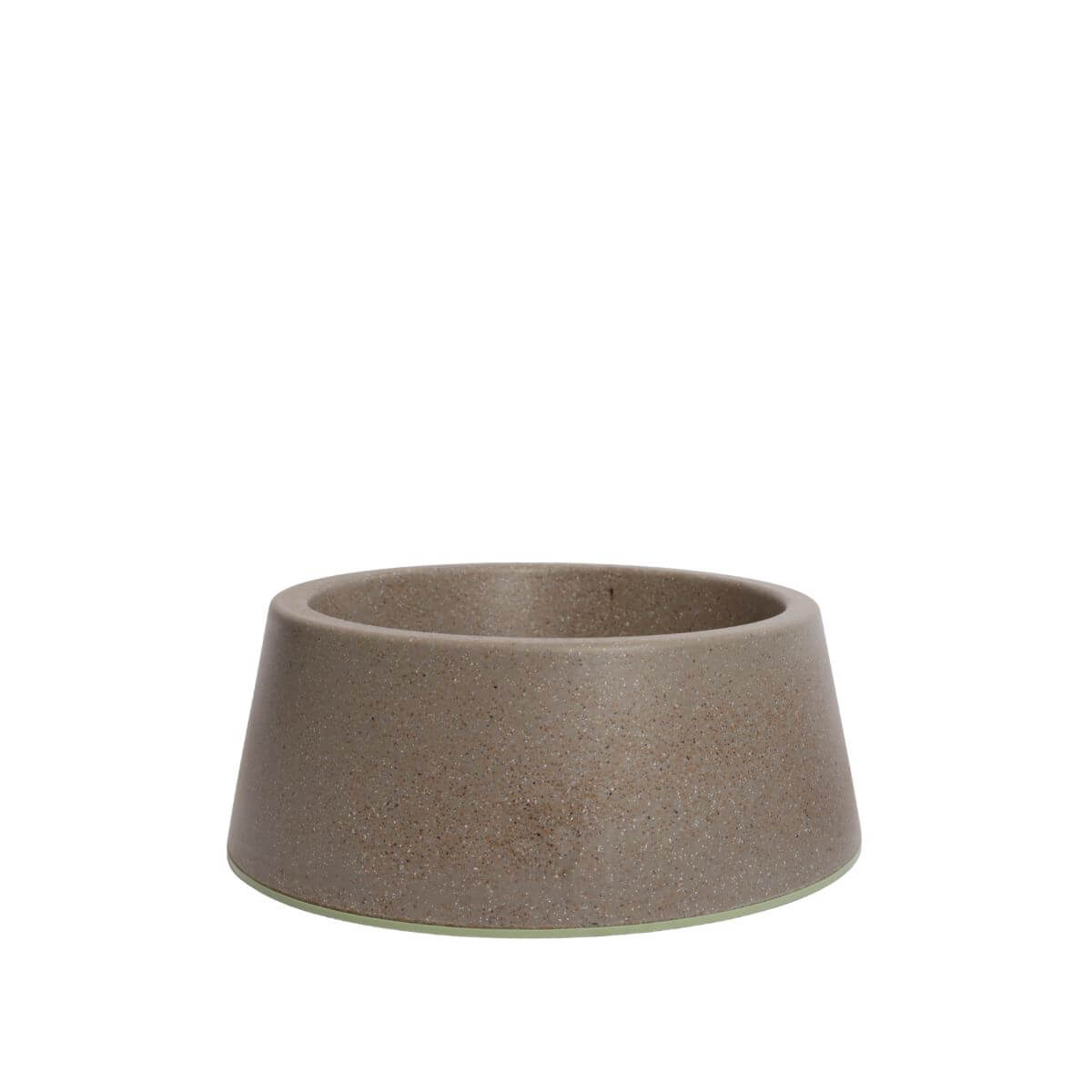 Zee.Dog Naturals Nuts Husk Melamine Bowl against a white background.