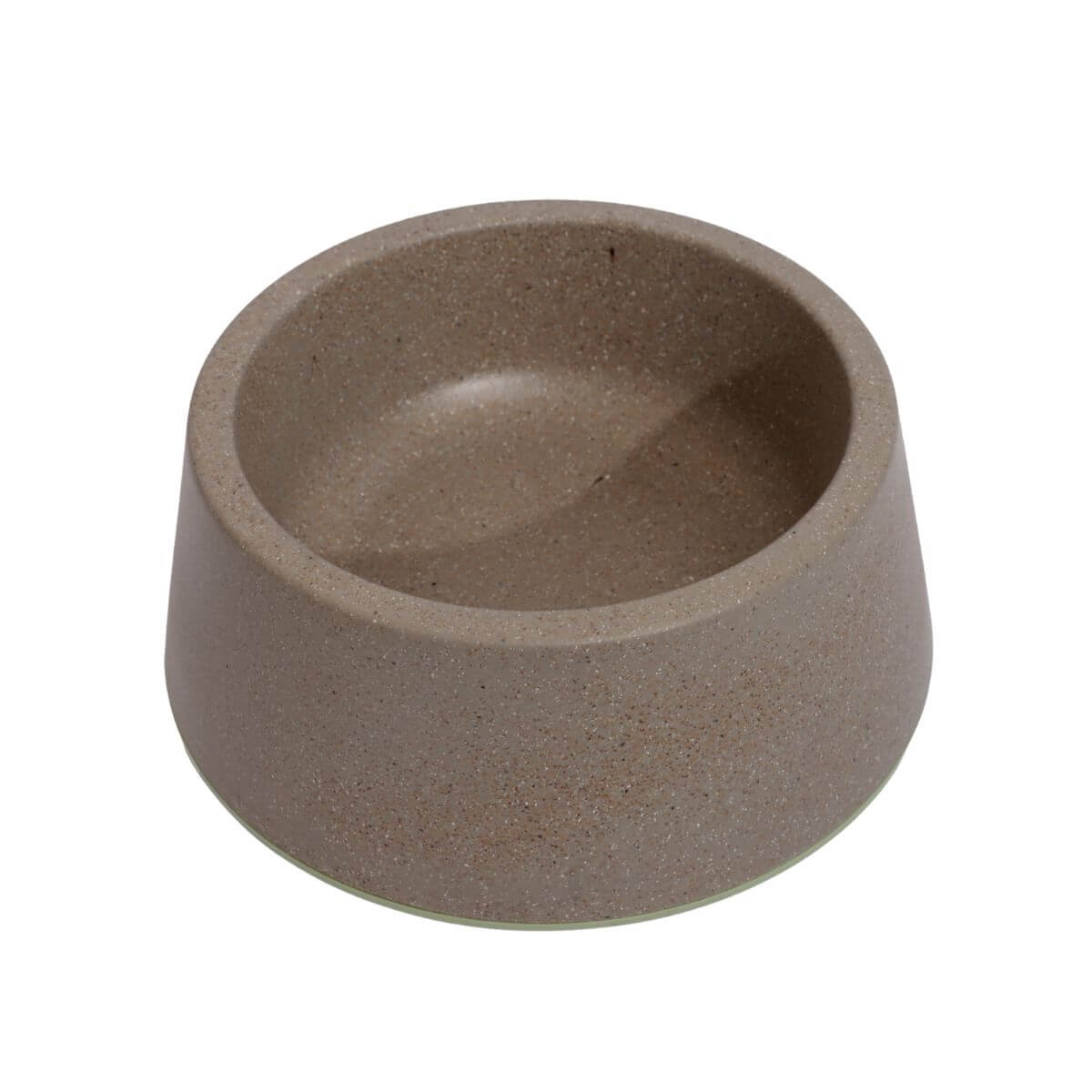 Zee.Dog Naturals Nuts Husk Melamine Bowl against a white background.