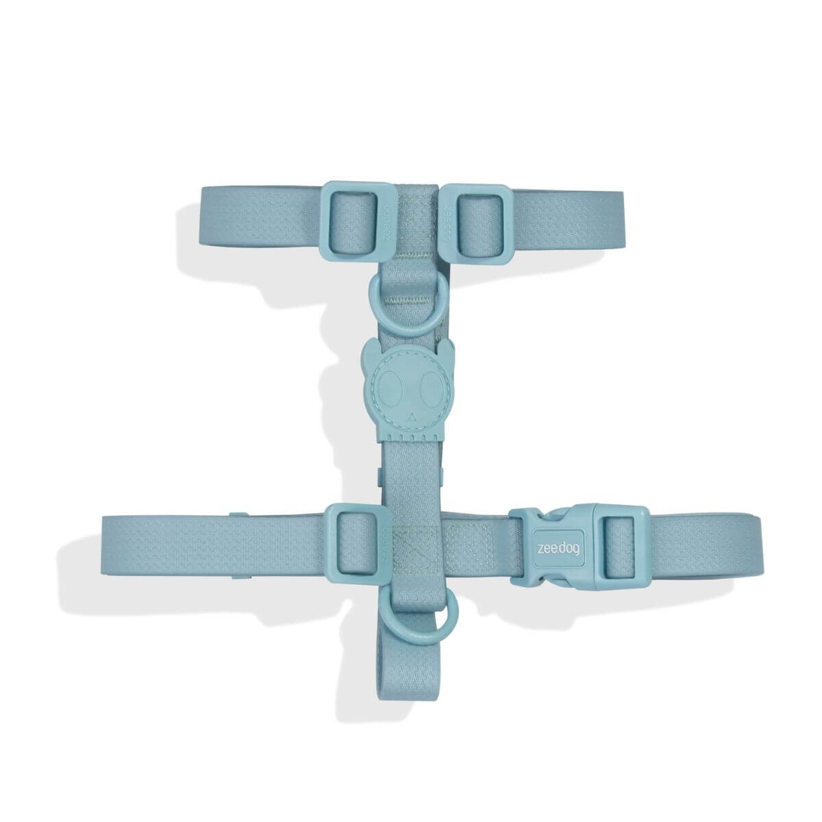Zee.Dog Neopro H-Harness Cloudy against a white background.