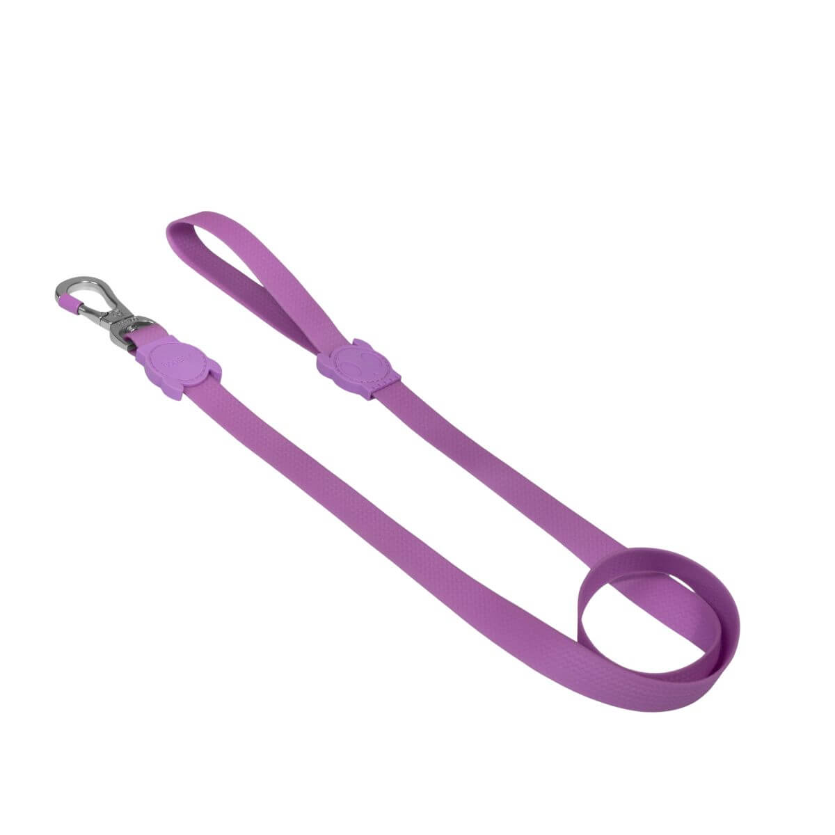 Zee.Dog Neopro Leash Ultraviolet against a white background.