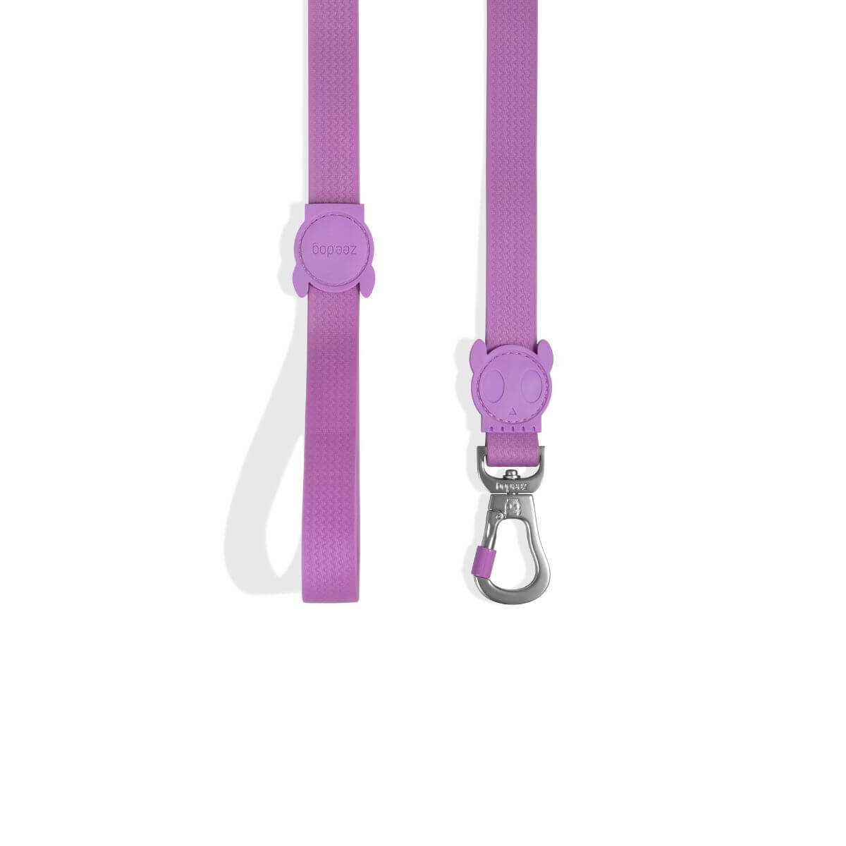 Zee.Dog Neopro Leash Ultraviolet against a white background.