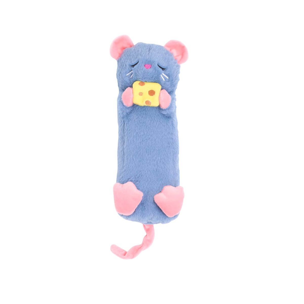 ZippyPaws Snooziez Shhhqueaker Mouse against a white background.