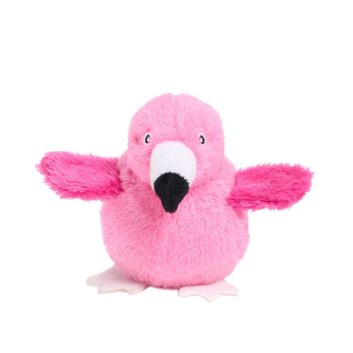 ZippyPaws Tuff Birdiez Flamingo against a white background