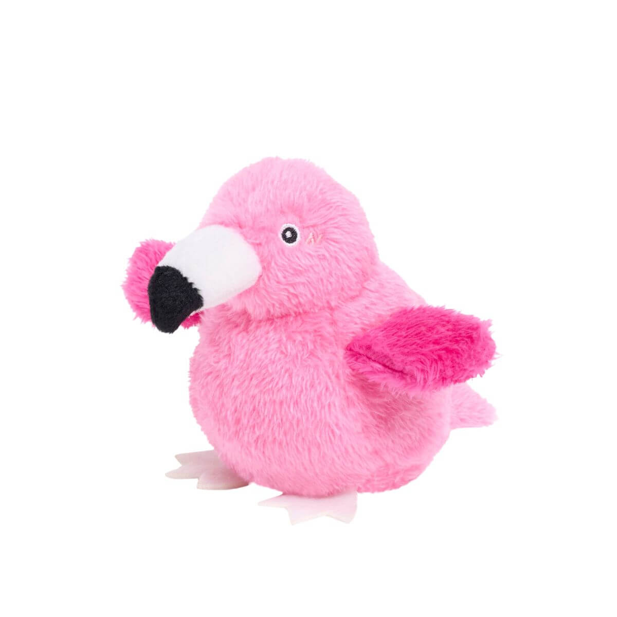 ZippyPaws Tuff Birdiez Flamingo against a white background