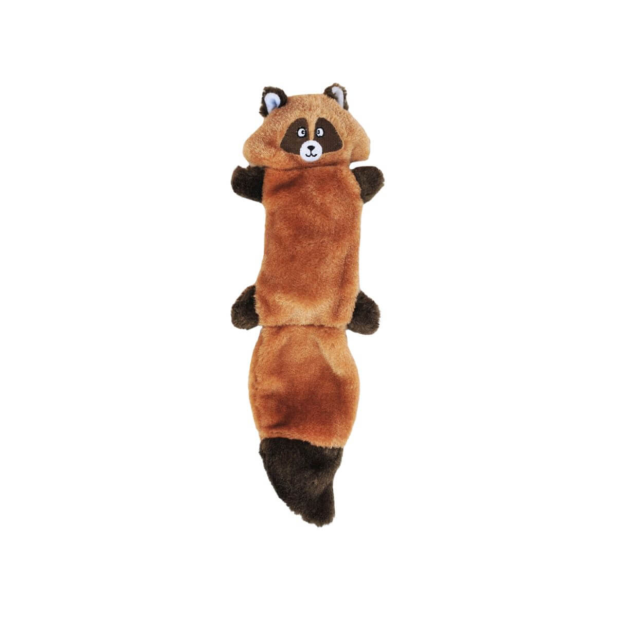 ZippyPaws Zingy Raccoon against a white background.