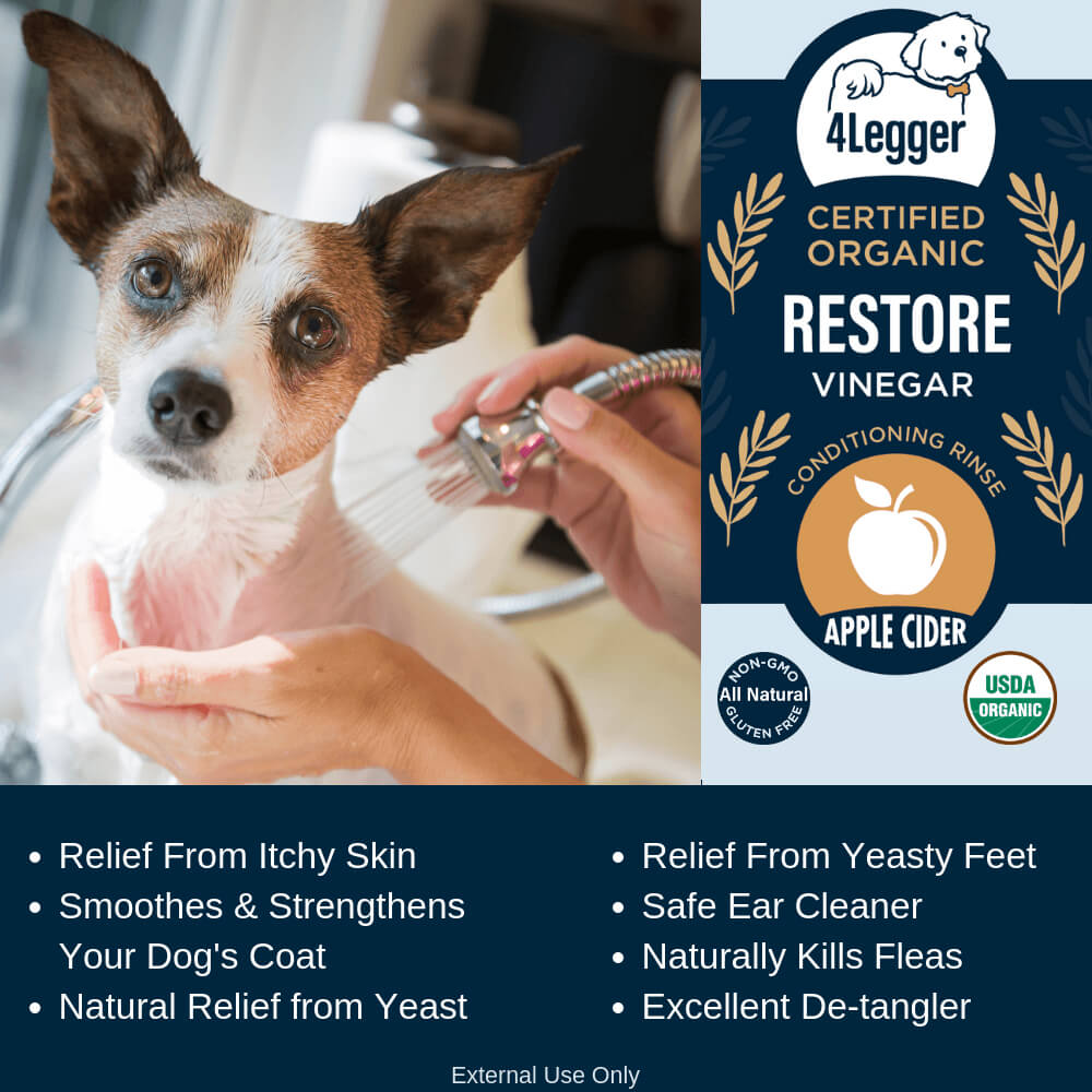 4-Legger USDA Certified Organic Apple Cider Vinegar Spray - Vanillapup Online Pet Store