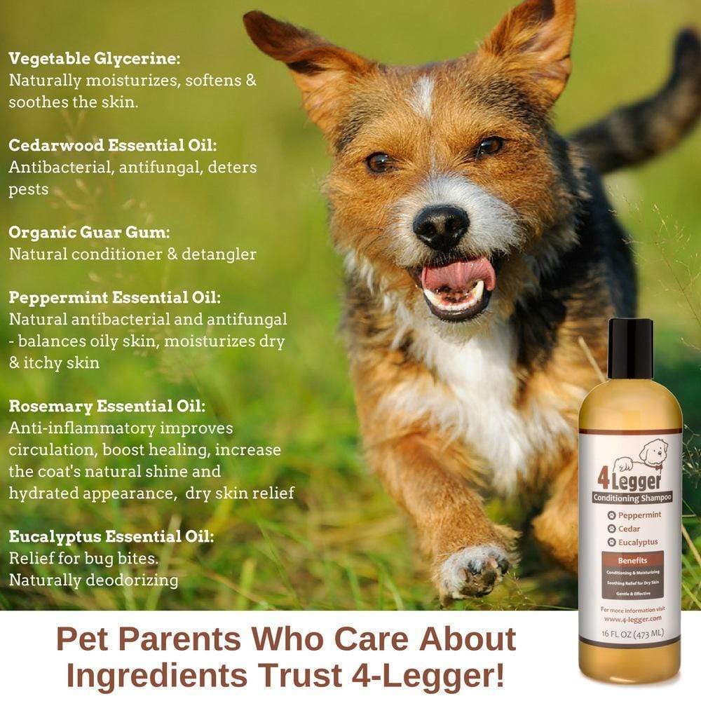 4-Legger Organic Cedar, Peppermint & Eucalyptus Conditioning Shampoo