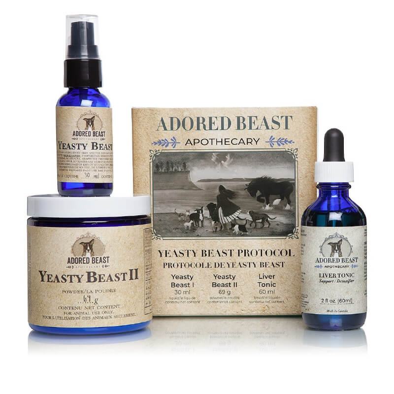 Adored Beast Yeasty Beast Protocol | 3 Product Kit - Vanillapup Online Pet Store