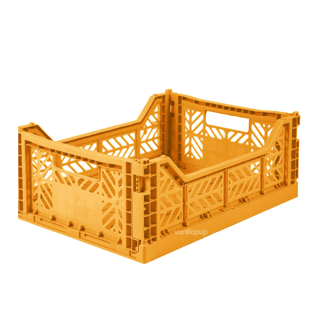 Aykasa Medium Crate | Mustard