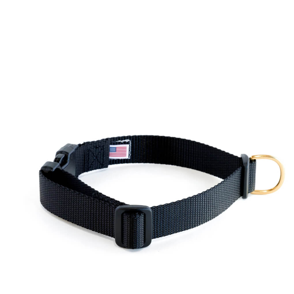 Dog + Bone Snap Collar | Black - Vanillapup Online Pet Store