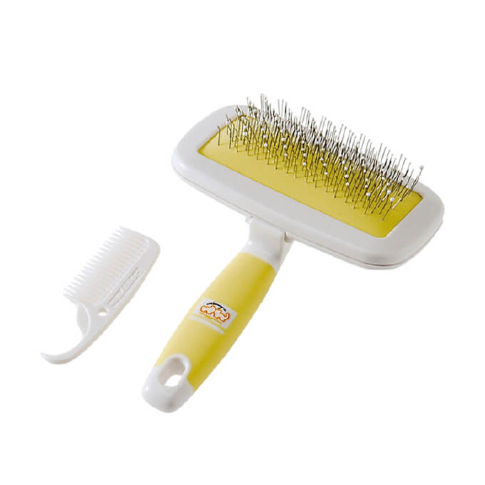 DoggyMan Ball Pin Slicker Brush for Short Coats