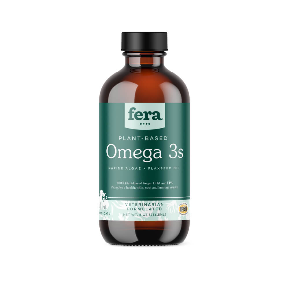 Fera Pets Vegan Omega-3, 6, 9s Algae Oil