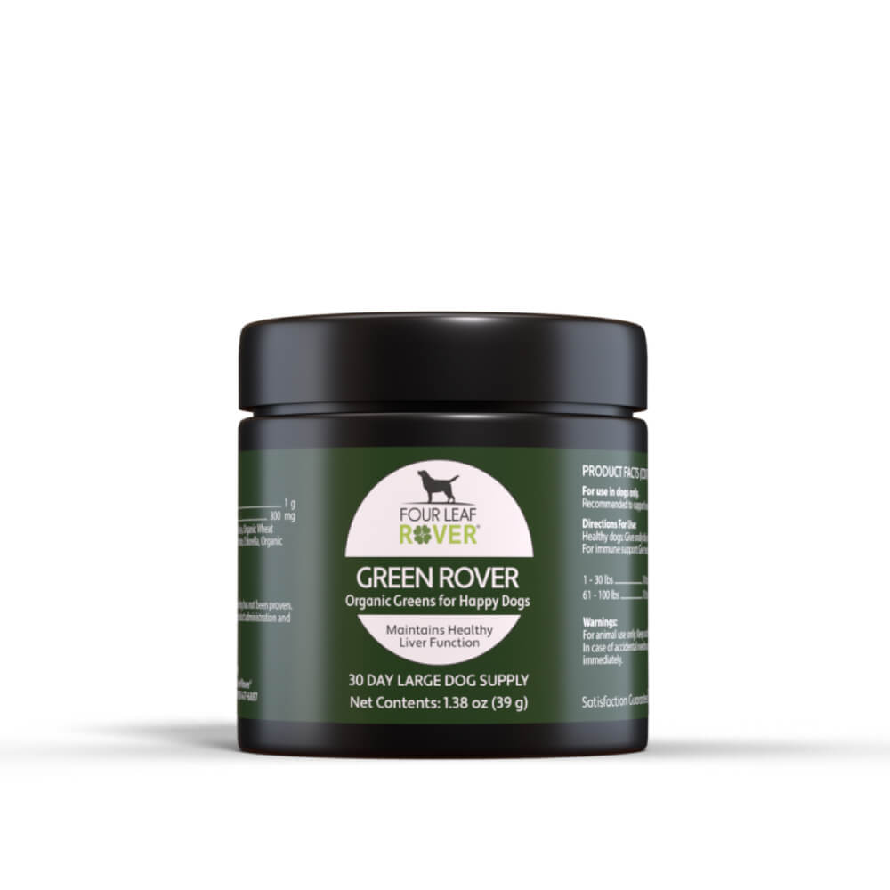 Four Leaf Rover Green Rover | Organic Greens for Dogs - Vanillapup Online Pet Store