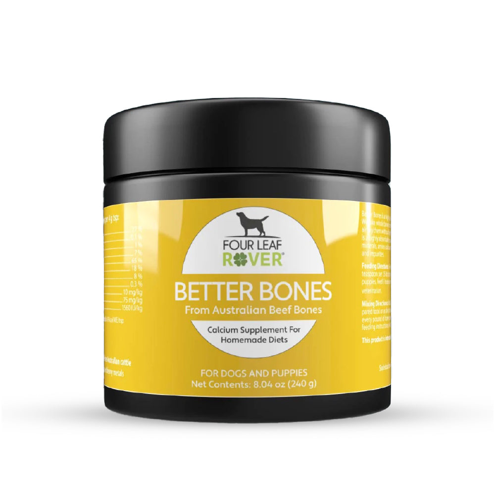 Four Leaf Rover Better Bones | Dried Bone For Homemade Diets