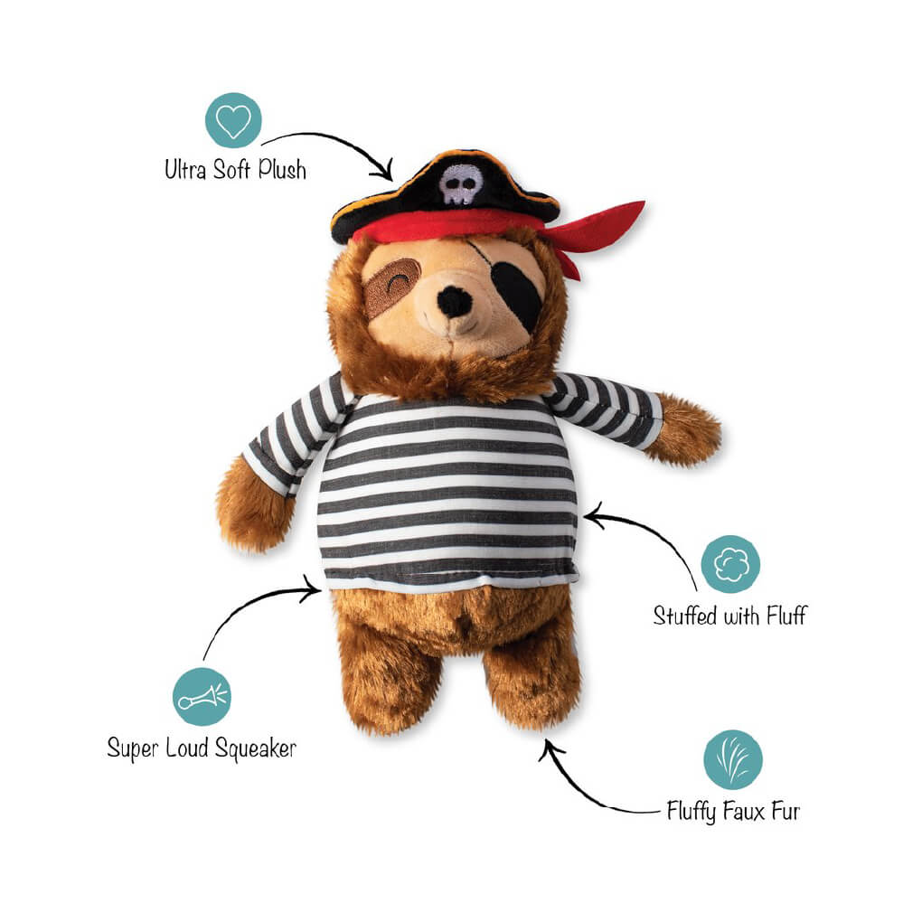 Fringe Studio Here For The Boo-ty Sloth - Vanillapup Online Pet Store