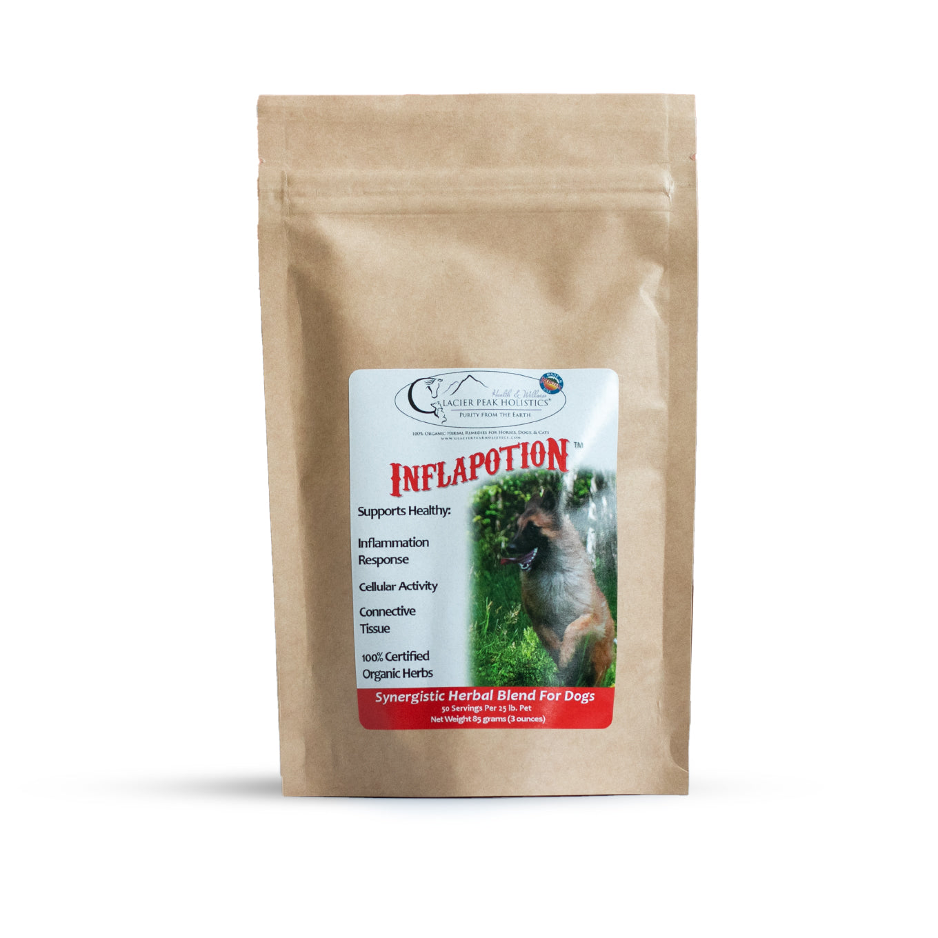 Glacier Peak Holistics Inflapotion For Dogs | Pain Relief - Vanillapup Online Pet Store