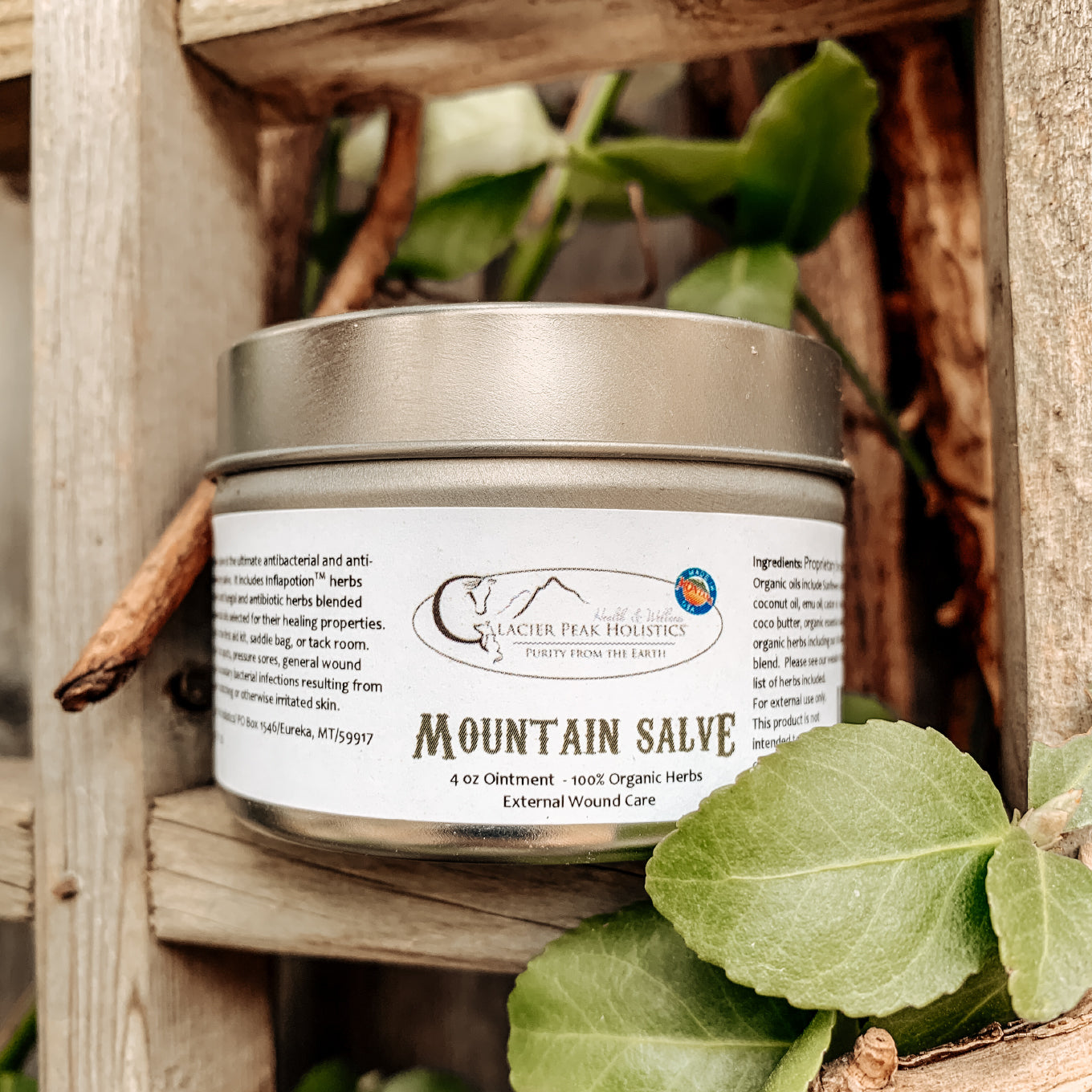 Glacier Peak Mountain Salve | All-Purpose Healing Balm - Vanillapup Online Pet Store