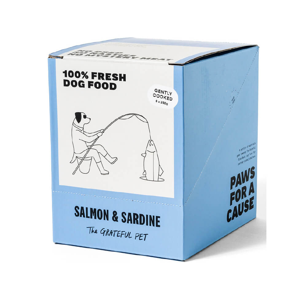 [7% off] The Grateful Pet Cooked Food | Salmon & Sardine - Vanillapup Online Pet Store