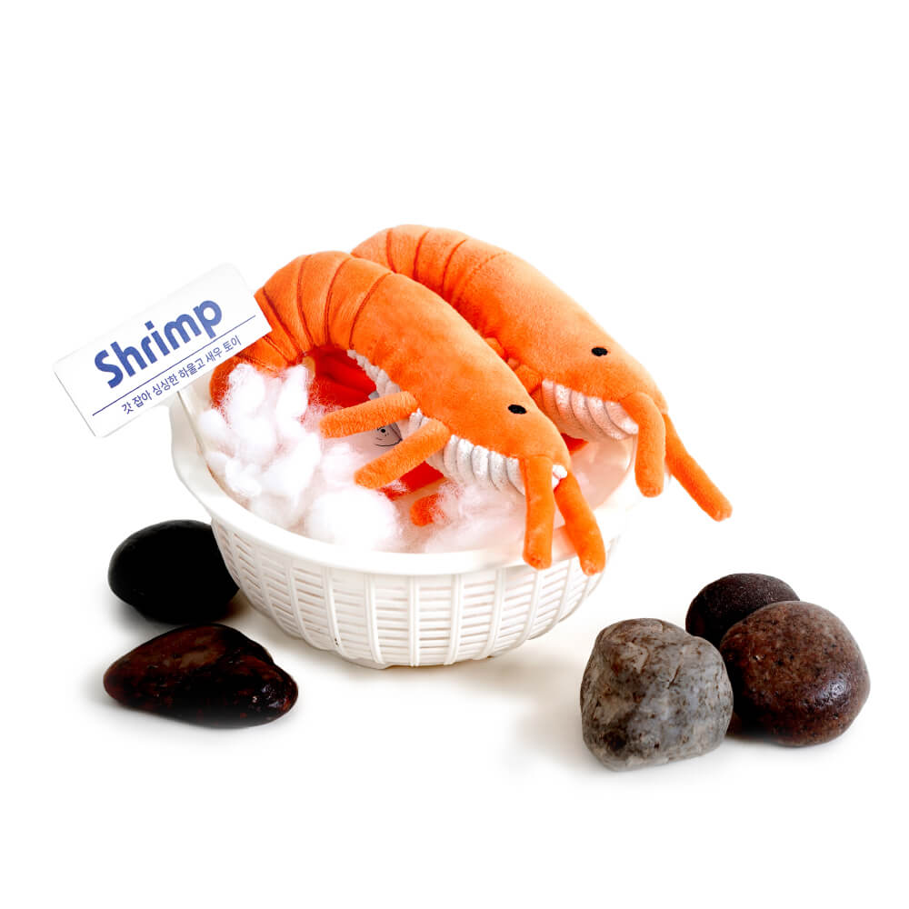 HOWLGO Shrimp Crinkly Toy