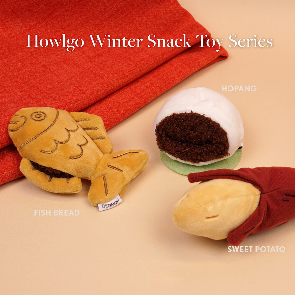 HOWLGO Red Bean Bun Nose Work Toy - Vanillapup Online Pet Store