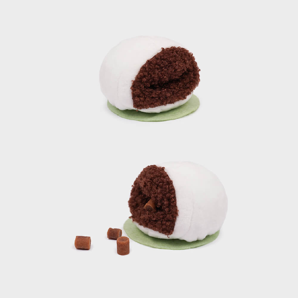 HOWLGO Red Bean Bun Nose Work Toy - Vanillapup Online Pet Store
