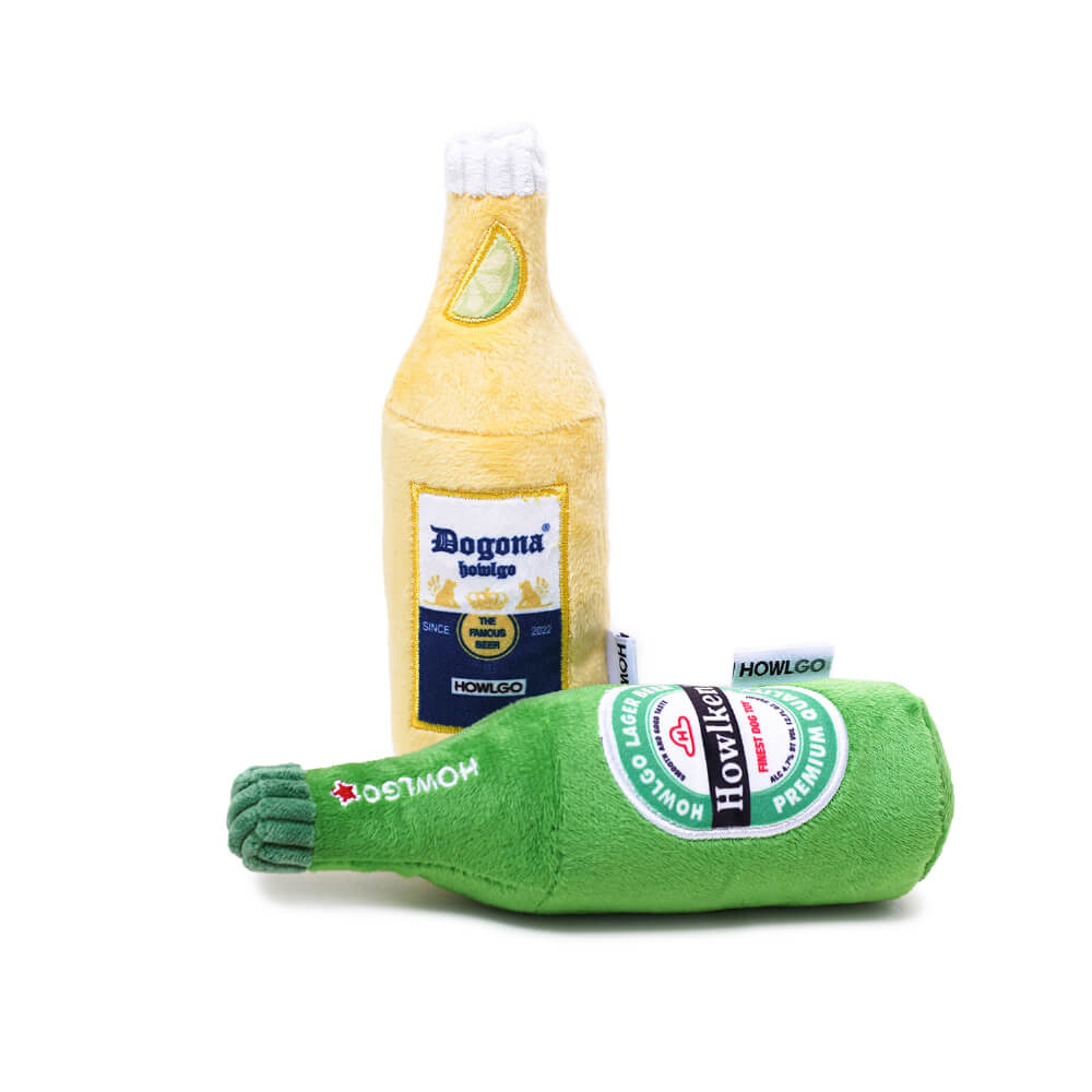 HOWLGO Squeaky Beer Toy