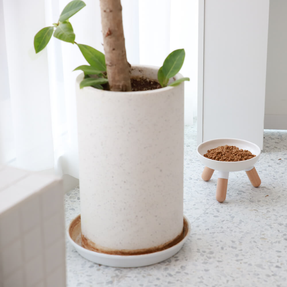 INHERENT Oreo Ceramic Table | Beech