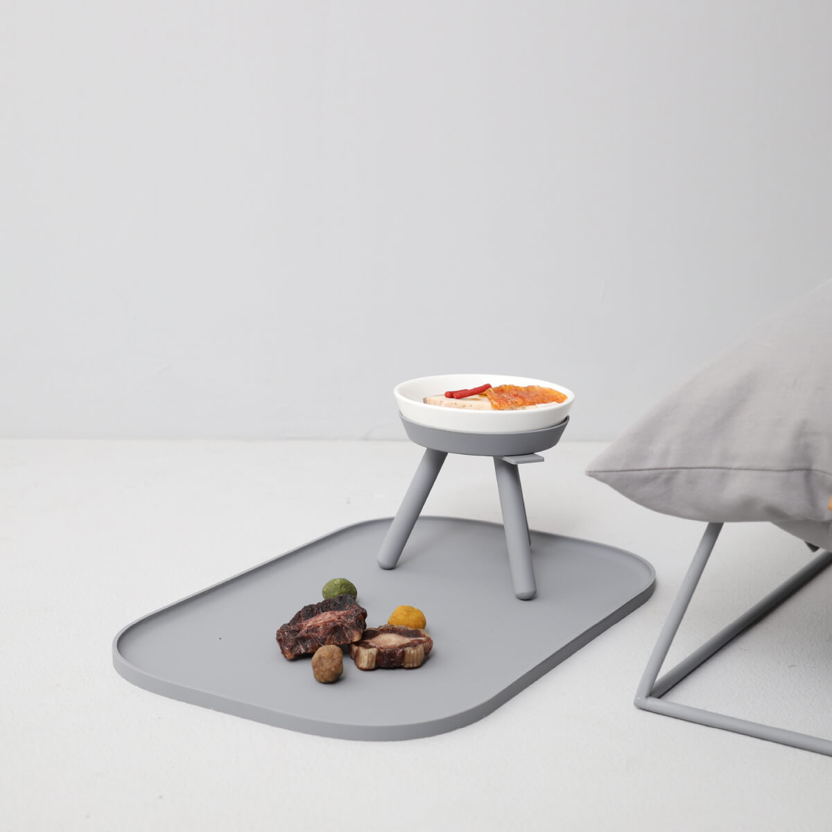 INHERENT Oreo Table | Grey - Vanillapup Online Pet Store