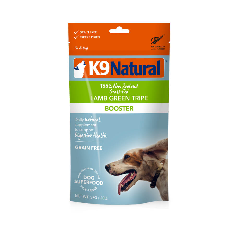 K9 Natural Freeze-dried Lamb Green Tripe Booster (57g/200g)