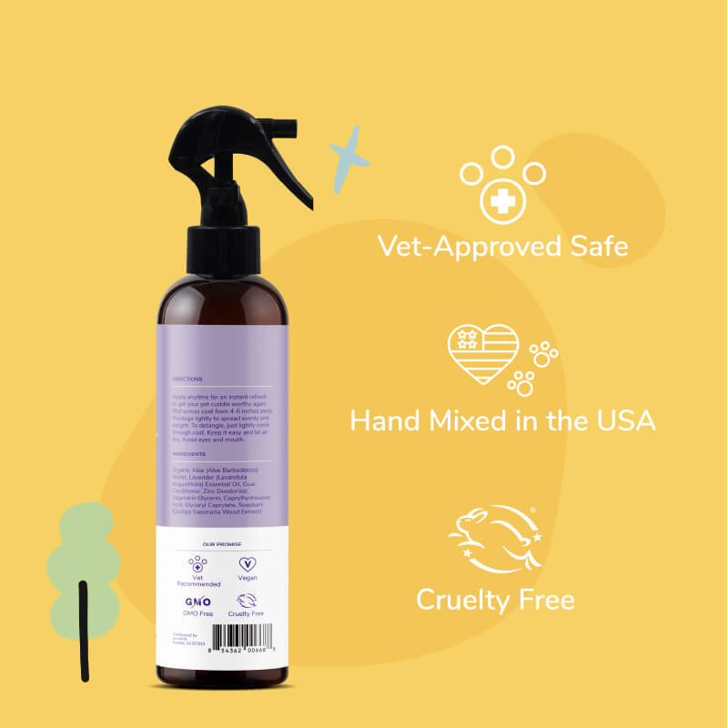 kin+kind Pet Smell Coat Spray | Lavender - Vanillapup Online Pet Store