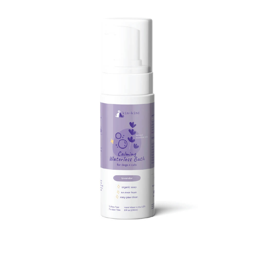 kin+kind Waterless Foaming Shampoo | Lavender - Vanillapup Online Pet Store